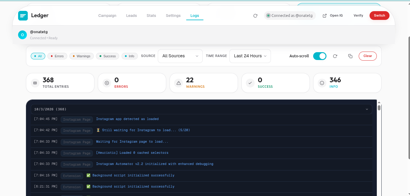 Ledger demo